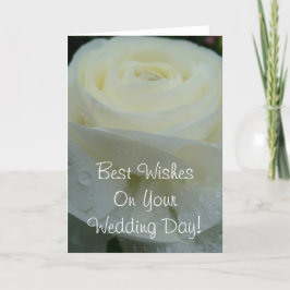 Tarjeta Mejores deseos en tu día de boda