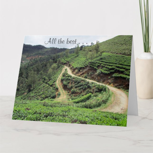 Tarjeta mejores pistas de despedida (Anverso)