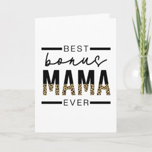 Tarjeta Mejores regalos para la mejor mamá extra para Madr