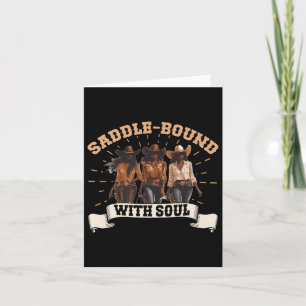 Tarjeta Melanin Cowgirls African Melanin Cowgirl Black His