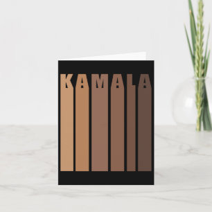 Tarjeta Melanin Kamala Harris Pegatina electoral 2024
