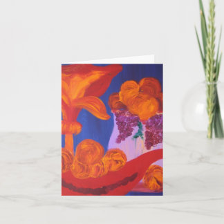 Tarjeta melocotones con vida