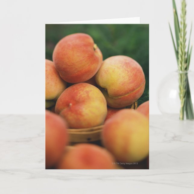 Tarjeta Melocotones frescos (Anverso)