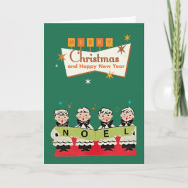 Tarjeta Melodías de mediados del siglo: Navidades cantante