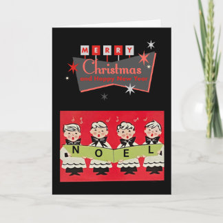 Tarjeta Melodías de mediados del siglo: Navidades de niños