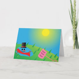 Tarjeta Melted Frosty Holiday