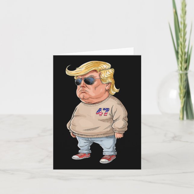 Tarjeta Meme 2024 de Trump soy solo un chico malo (Anverso)