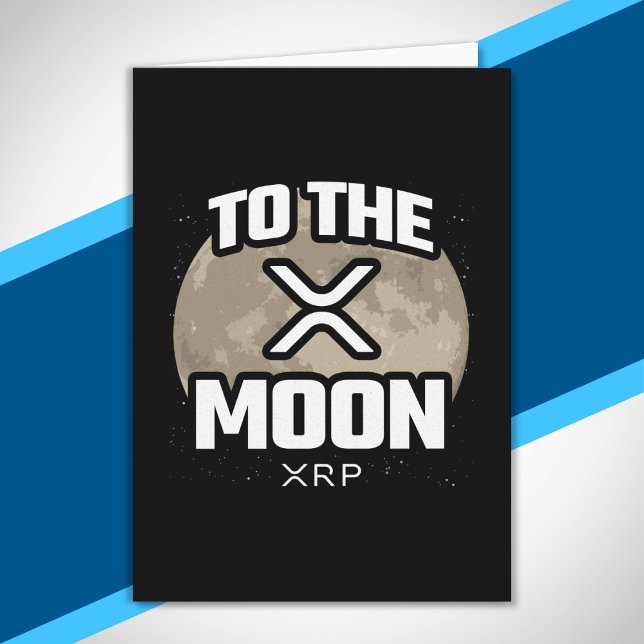 Tarjeta Meme De Cripto - XRP A La Luna - Criptodivisa XRP (Subido por el creador)