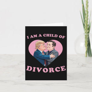 Tarjeta Meme de Divorcio De Trump Funny Rompe El Meme