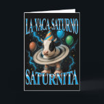 Tarjeta Meme de Italian Brainrot La Vaca Saturno Saturnita<br><div class="desc">Meme de Italian Brainrot La Vaca Saturno Saturnita Cumpleaños</div>