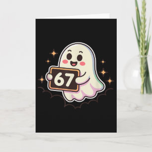 Tarjeta Meme del Fantasma de Dibujos Animados 67 