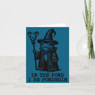 Tarjeta Meme del mago de la rana en el Nd I Be Nderin
