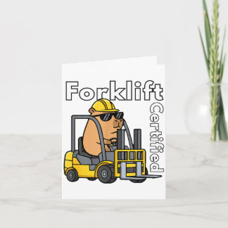 Tarjeta Meme divertido de capibara operador certificado de