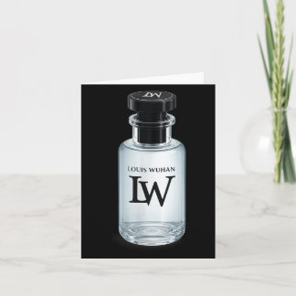 Tarjeta Meme divertido de rociador de botella de vidrio lw