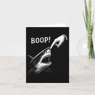 Tarjeta Meme Divertido de Tiburón Boop Humor Divertido de