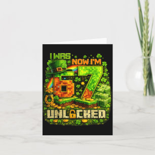 Tarjeta Meme divertido seis siete 67 bruh videojuego para 