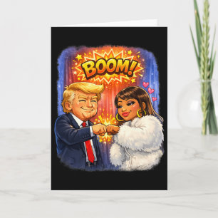 Tarjeta Meme Divertido Trump Y Nicki Se Dan Alta Mano Por 