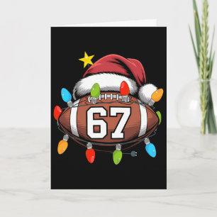 Tarjeta Meme Navidad 67 Sombrero Santa Xmas Divertido Chic