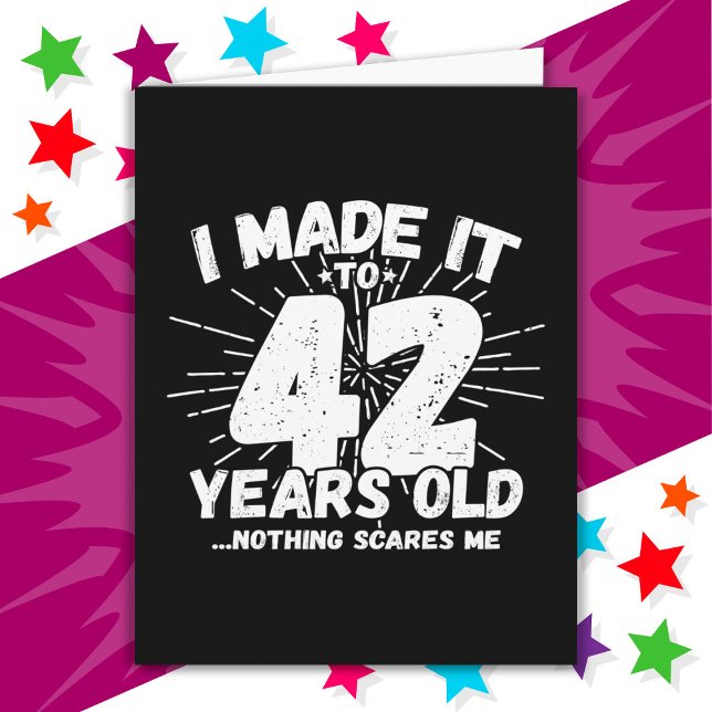 Tarjeta Meme sarcástico de 42 años de antigüedad gracioso  (Subido por el creador)