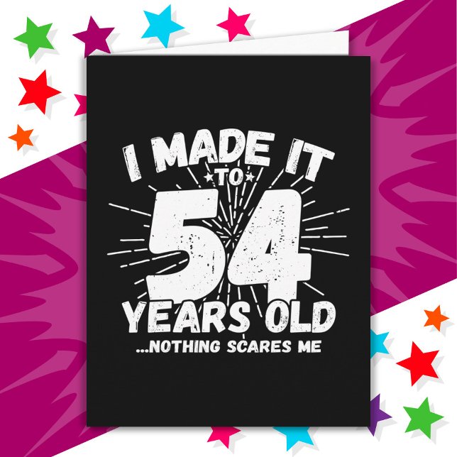 Tarjeta Meme sarcástico de 54 años Funny cumpleaños 54 (Subido por el creador)