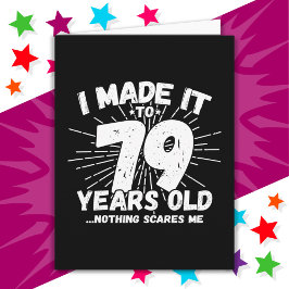 Tarjeta Meme sarcástico de 79 años de antigüedad, 79 años 