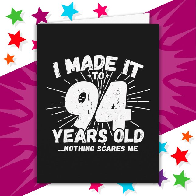 Tarjeta Meme sarcástico de 94 años Gracioso cumpleaños 94 (Subido por el creador)