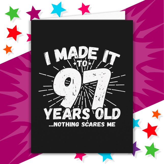 Tarjeta Meme sarcástico de 97 años Gracioso cumpleaños 97 (Subido por el creador)