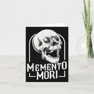 Tarjeta Memento Mori Stoicism Mortalidad Filosofía Q
