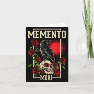 Tarjeta Memento Mori Stoicismo Filosofía estofa Filosófica