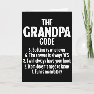 Tarjeta Memes Divertidos Del Abuelo Para El Día Del Padre