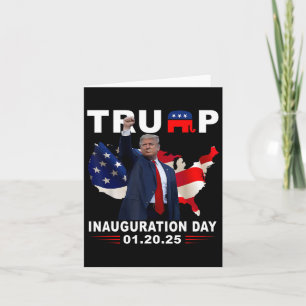 Tarjeta Memorándum de la inauguración del presidente Donal