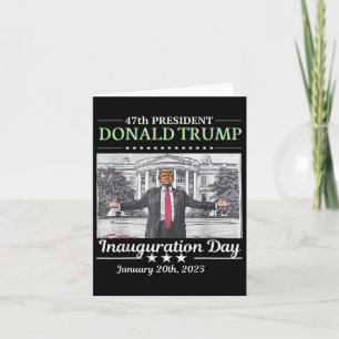 Tarjeta Memorándum de la inauguración del presidente Donal
