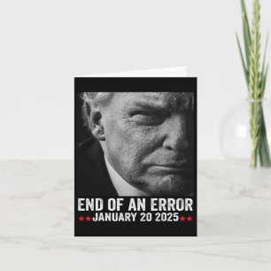 Tarjeta Memorándum de la inauguración del presidente Donal