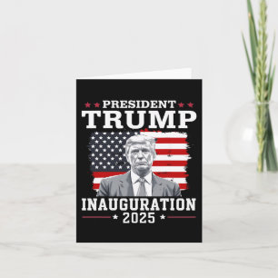 Tarjeta Memorándum de la inauguración del presidente Donal