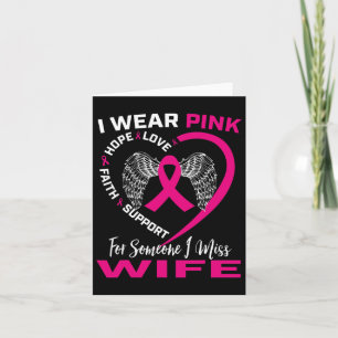 Tarjeta Memoria Del Cáncer De Mama Con Ropa