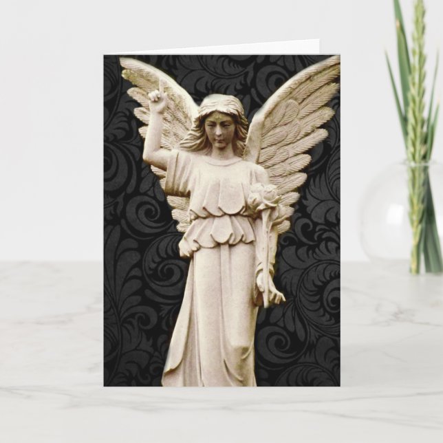 Tarjeta memoria del cementerio de simpatía Grief Gótico An (Anverso)