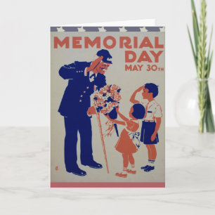 Tarjeta Memorial Day