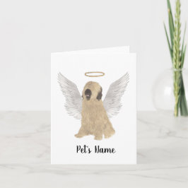 Tarjeta Memorial de Briard Sympathy
