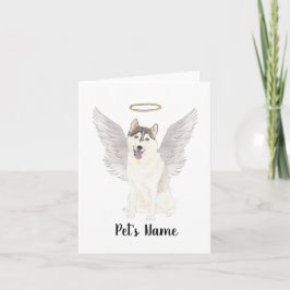 Tarjeta Memorial de la simpatía de Husky