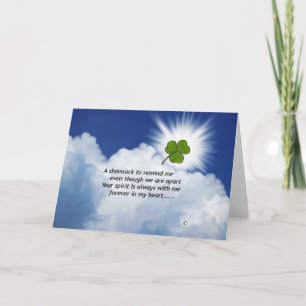 Tarjeta Memorial de Shamrock
