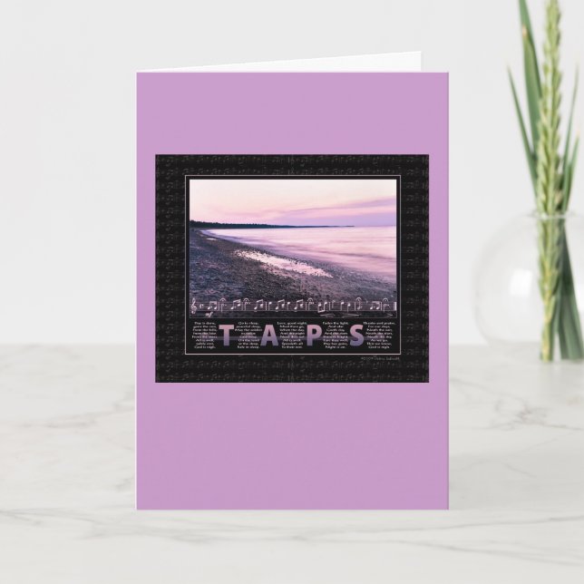 Tarjeta Memorial de Taps (Anverso)