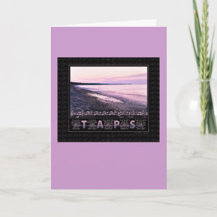 Tarjeta Memorial de Taps