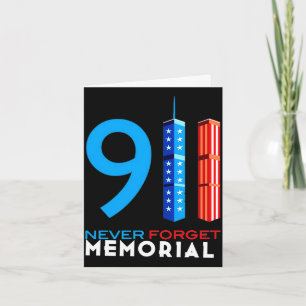 Tarjeta memorial del 911 memorial del 911