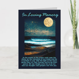 Tarjeta Memorial Océano Luz de Luna