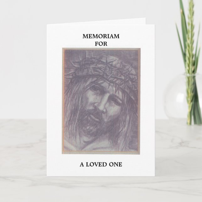 Tarjeta Memoriam (Anverso)