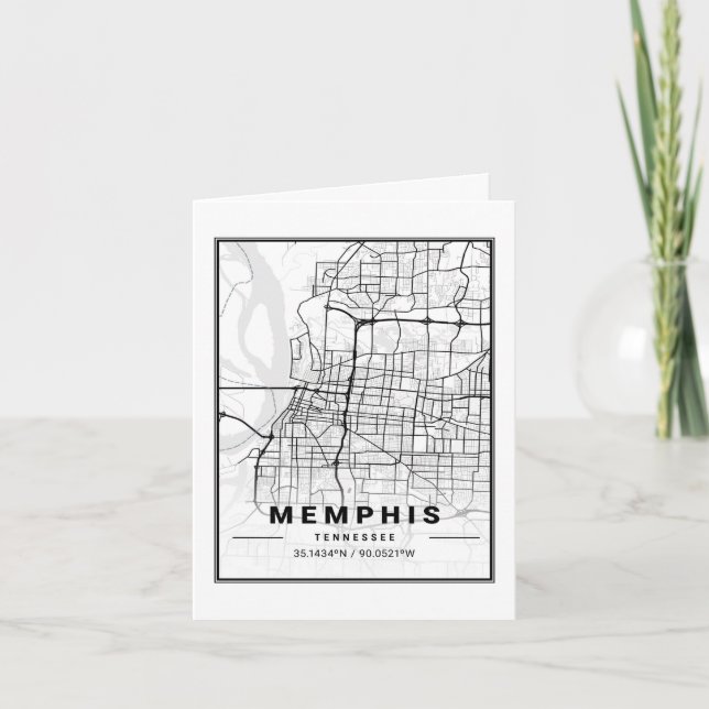 Tarjeta Memphis Tennessee (Anverso)