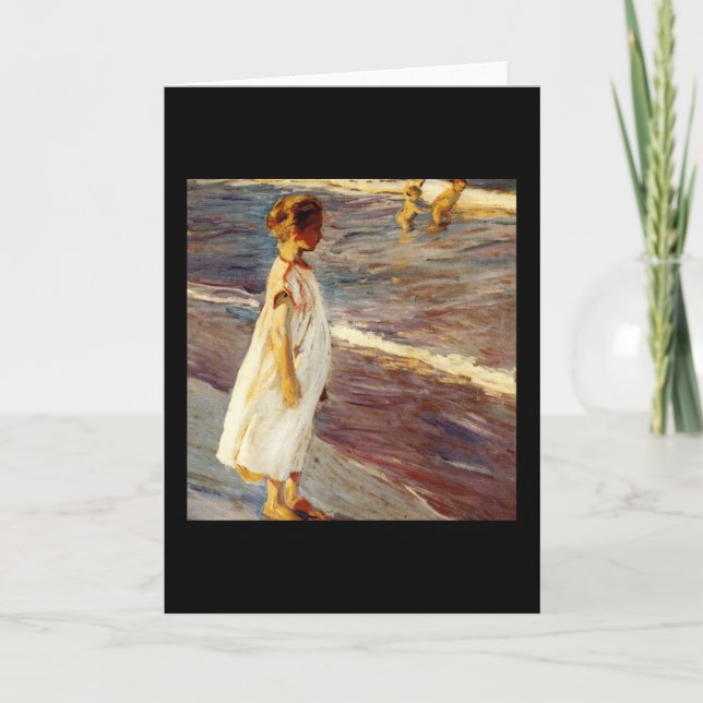 Tarjeta Menina - Joaquín Sorolla (Anverso)