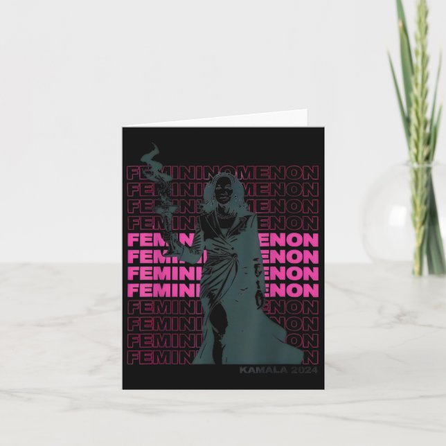Tarjeta Menon Kamala Harris Tee (Anverso)