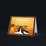 Tarjeta Menorah de Chanukah de la marca española S<br><div class="desc">Recordar a la familia y amigos durante la temporada de Chanukah es una manera maravillosa de estar en contacto con la gente que amas y te importa. Creé estas tarjetas de perro Chanukah con amor y cuidado y estoy seguro de que cualquiera que ame los perros estará encantado de recibirlas....</div>
