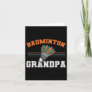Tarjeta Mens Dminton Abuelo Shuttle Abuelo Abuelo Hombres